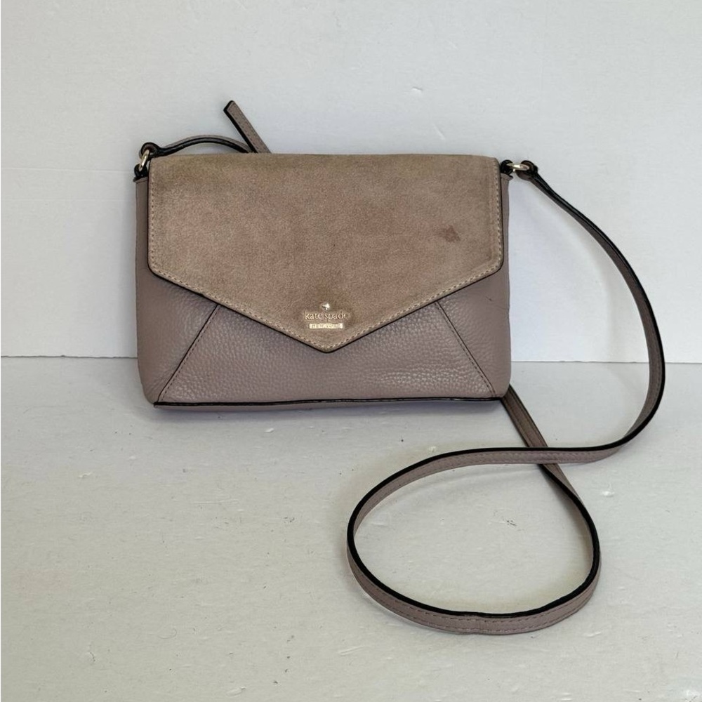 Kate Spade Suede Spencer Envelope Crossbody Bag